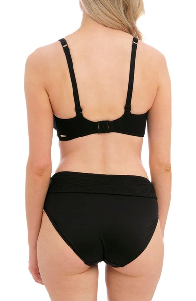 Shop Fantasie Ottawa Underwire Plunge Bikini Top In Black