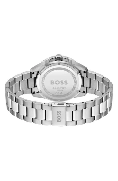 Shop Hugo Boss Ace Bracelet Watch, 43mm In Silver