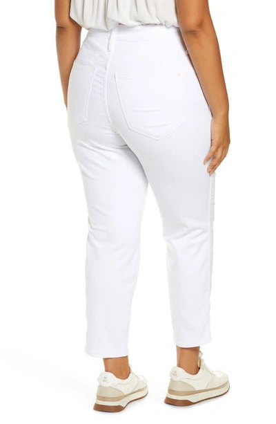 Shop Madewell Stovepipe Jeans In Pure White