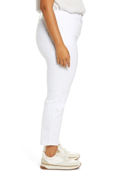 Shop Madewell Stovepipe Jeans In Pure White