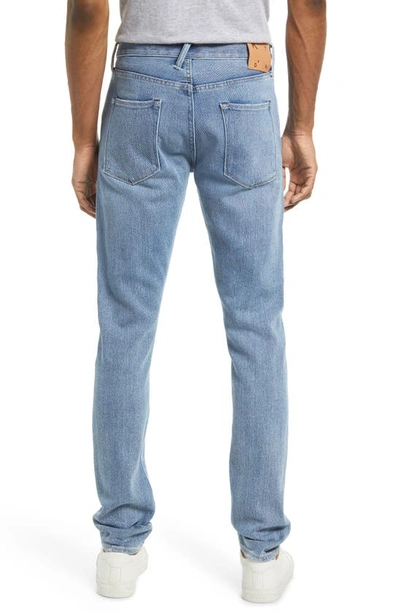Shop Kato Hiroshi  The Scissors Slim Tapered 11.5-ounce Air Stretch Selvedge Jeans In Ronnie