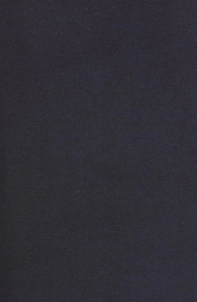 Partow Myla Layered Open-knit Cotton And Merino Wool And Silk-blend Sweater In Navy Ivory