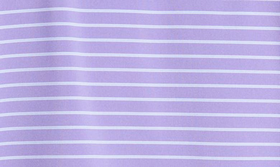 Shop Peter Millar Drum Stripe Performance Polo In Violetta