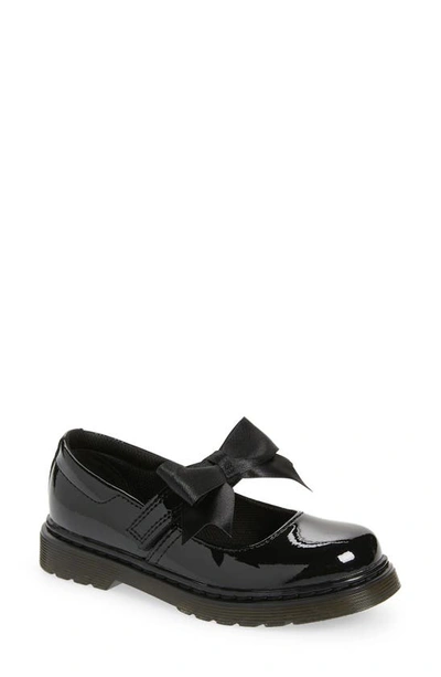 Dr. Martens' Little Girl's & Girl's Maccy Ii Patent Leather Mary Jane Shoes In Black Patent