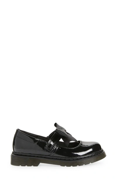 Dr. Martens' Little Girl's & Girl's Maccy Ii Patent Leather Mary Jane Shoes In Black Patent