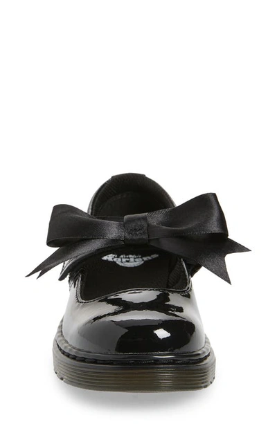 Dr. Martens' Little Girl's & Girl's Maccy Ii Patent Leather Mary Jane Shoes In Black Patent