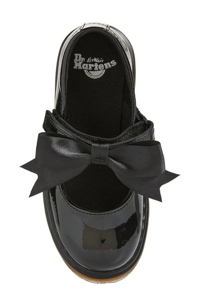 Dr. Martens' Little Girl's & Girl's Maccy Ii Patent Leather Mary Jane Shoes In Black Patent