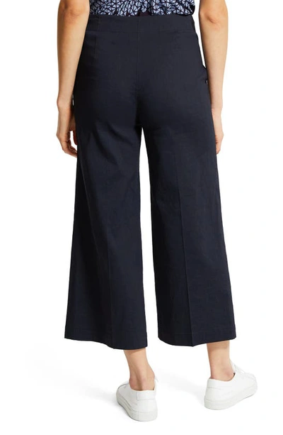 Shop Theory Clean Terena Wide Leg Crop Pants In Concord