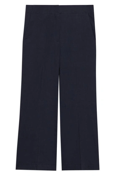 Shop Theory Clean Terena Wide Leg Crop Pants In Concord