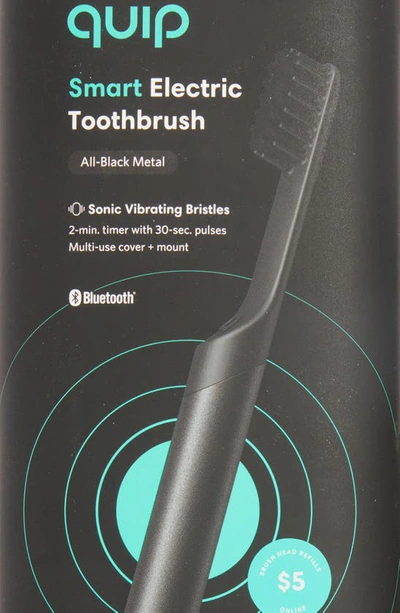 Shop Quip Smart Electric Toothbrush In Black Metal