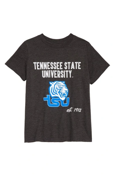 Shop Hbcu Pride & Joy Kids' Tennessee State University Graphic Tee In Dark Heather Gray