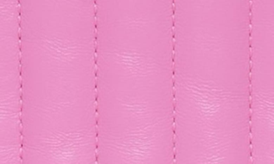 Shop Burberry Mini Lola Quilted Leather Backpack In Primrose Pink