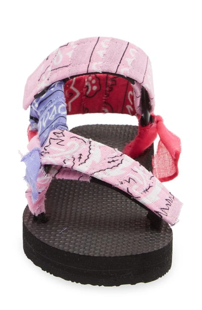 Shop Arizona Love Trekky Bandana Sandal In Mix Pink