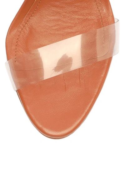 Shop Schutz Josseana Sandal In Transparente/ Caramel
