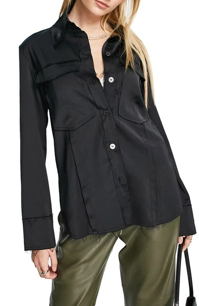 全商品オープニング価格 シエス マルジャン レディース シャツ トップス Top Black infopetushki.ru ボタニカルキャンドル バラ かすみ草 トップショップ レディース シャツ トップス Topshop raw edge satin shirt in black - 通販 - ssciindia.com