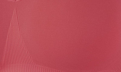 Shop Bravado Designs Body Silk Seamless Recycled Nylon Blend Wireless Maternity/nursing Bra In Lipstick