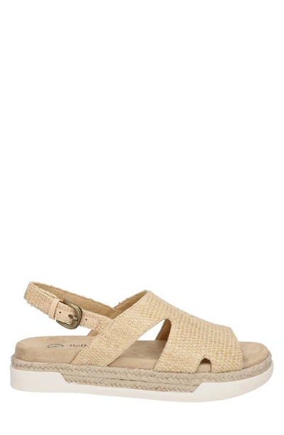 Shop Bella Vita Kato Espadrille Slingback Sandal In Natural