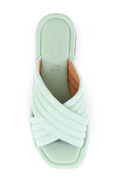 Seychelles Word For Word Slide Sandal In Cucumber