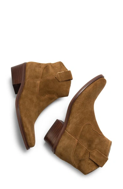 Shop Penelope Chilvers Cassidy Suede Cowboy Boot In Tan