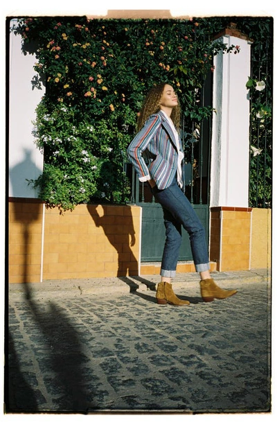 Shop Penelope Chilvers Cassidy Suede Cowboy Boot In Tan