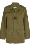 SAINT LAURENT Cotton And Linen-Blend Gabardine Jacket