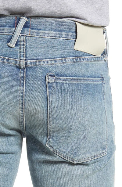 Shop Kato The Pen Slim 14-ounce Stretch Selvedge Jeans In Julian
