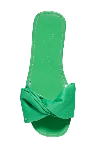 Shop Kate Spade Bikini Slide Sandal In Fresh Greens