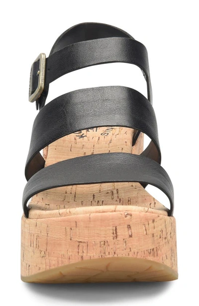 Shop Kork-ease Tish Platform Sandal In Black F/ G