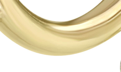 Zoë Chicco Chain Drop Huggie Hoop Earrings In 14k Yellow Gold