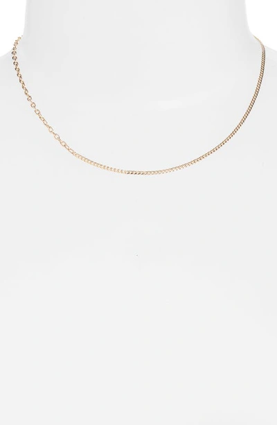 Shop Zoë Chicco Mixed Chain Necklace In 14k Yellow Gold