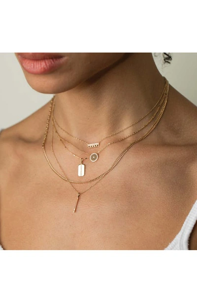 Zoë Chicco Mixed Chain Necklace In 14k Yellow Gold