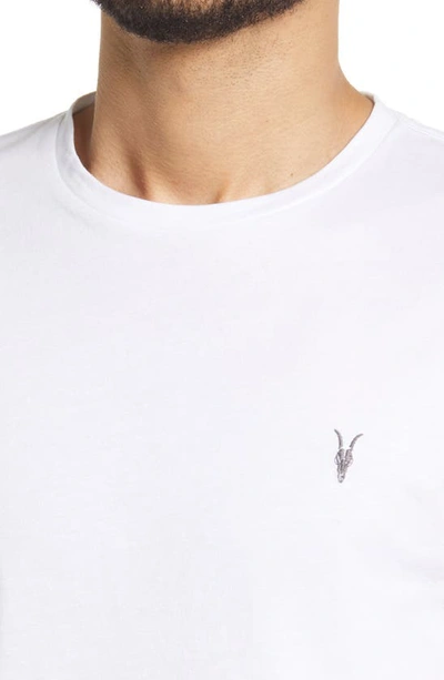 Shop Allsaints Brace 3-pack Short Sleeve Crewneck T-shirts In White/white/white