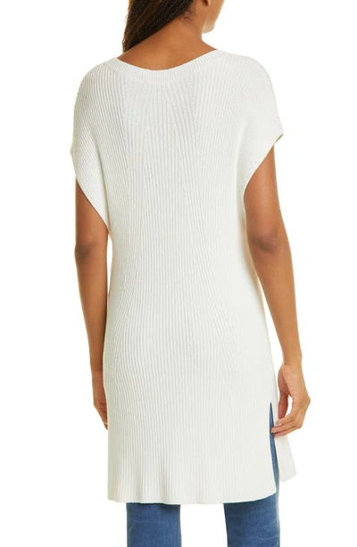 Shop Rag & Bone Dakota Tunic Sweater In Bright White