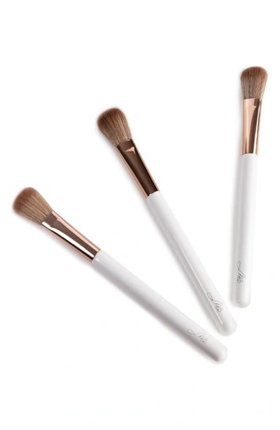 Shop Monika Blunder Hybrid Cream Face Brush In White Hybrid Brush
