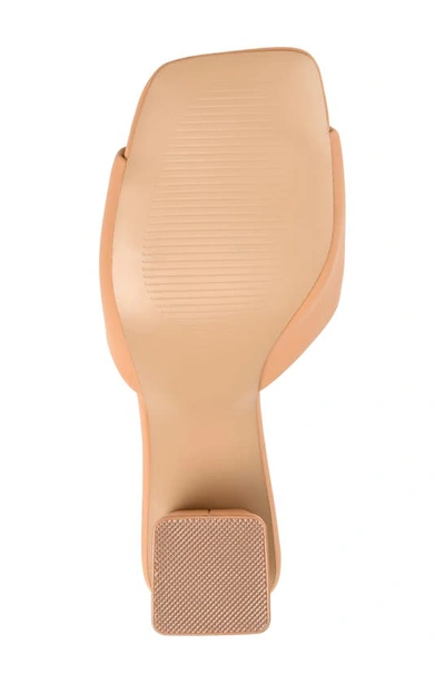 Shop Journee Collection Briarr Heeled Mule In Tan