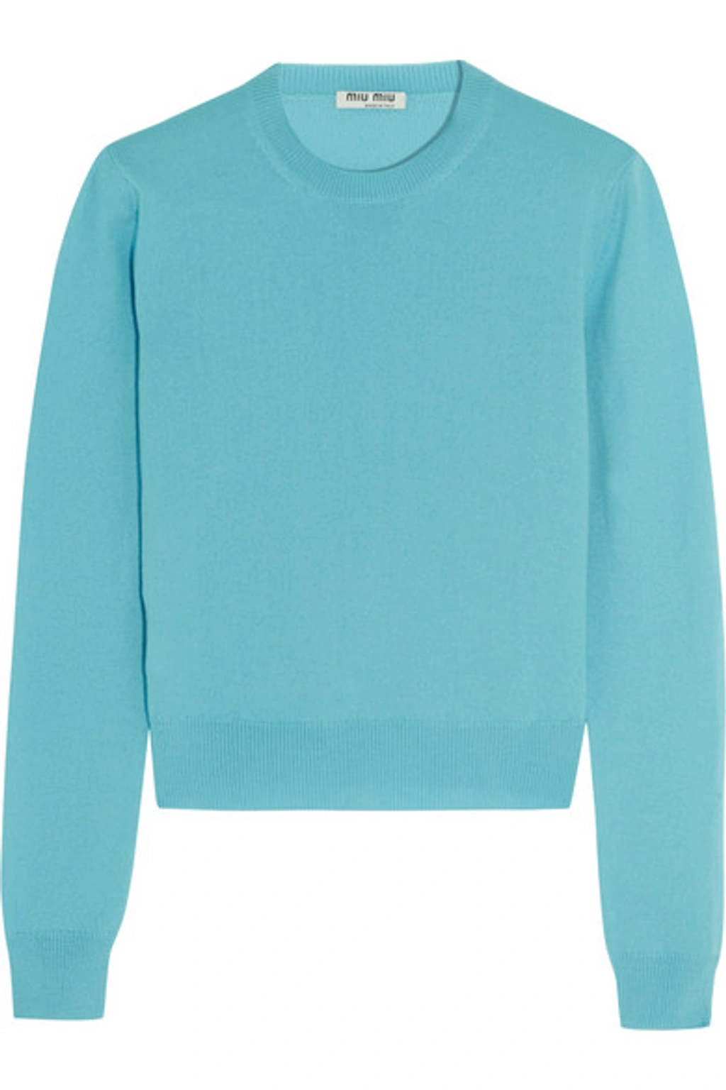 Miu Miu Blue Cashmere Sleeveles Sweater