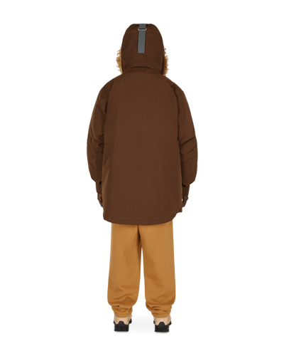 Shop Acne Studios Down-filled Parka In Chocolate Brown