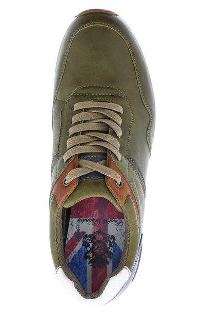 Shop English Laundry Ezra Lace-up Sneaker In Army