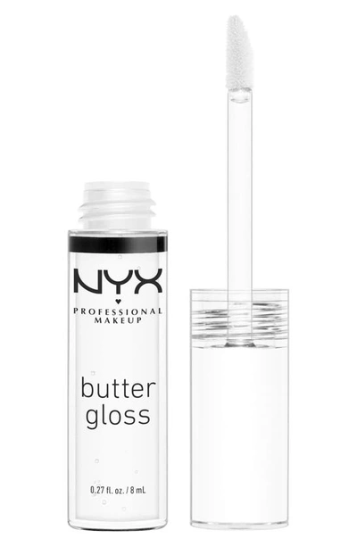 Shop Nyx Butter Gloss Nonsticky Lip Gloss In Clear