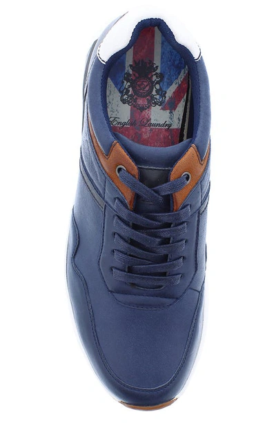 Shop English Laundry Ezra Lace-up Sneaker In Navy