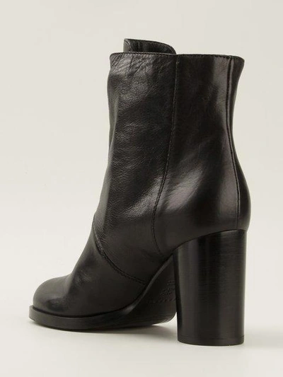 Shop Casadei Layered Zipped Boots