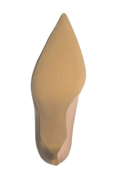 Linea Paolo Paris Pointed Toe Leather Pump In Desert Sand