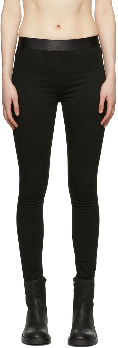 ANN DEMEULEMEESTER BLACK ELLEN LEGGINGS 
