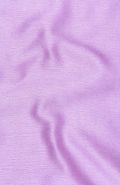 Shop Saachi Eyelash Fringed Cashmere Scarf In Lavender