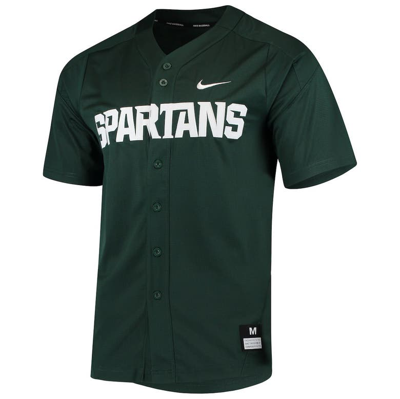 Shop Nike Green Michigan State Spartans Vapor Untouchable Elite Full-button Replica Baseball Jersey