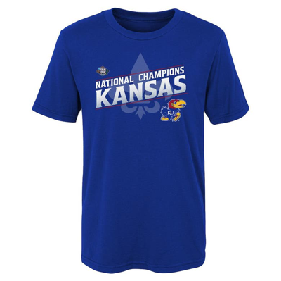 Shop Outerstuff Basketball National Champions Bracket T-shirt In Royal