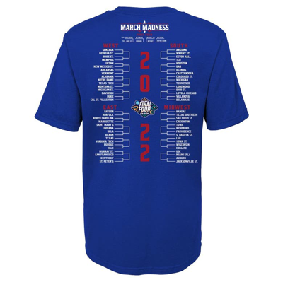 Shop Outerstuff Basketball National Champions Bracket T-shirt In Royal