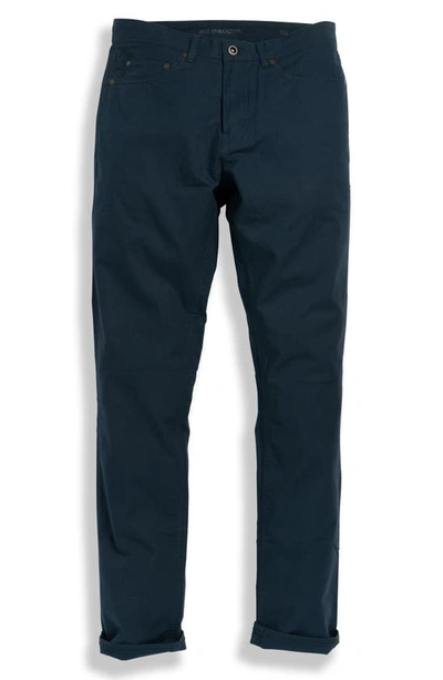 Rodd & Gunn Straight Leg Stretch Cotton Pants In Navy