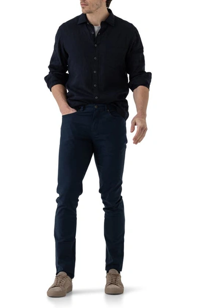 Rodd & Gunn Straight Leg Stretch Cotton Pants In Navy