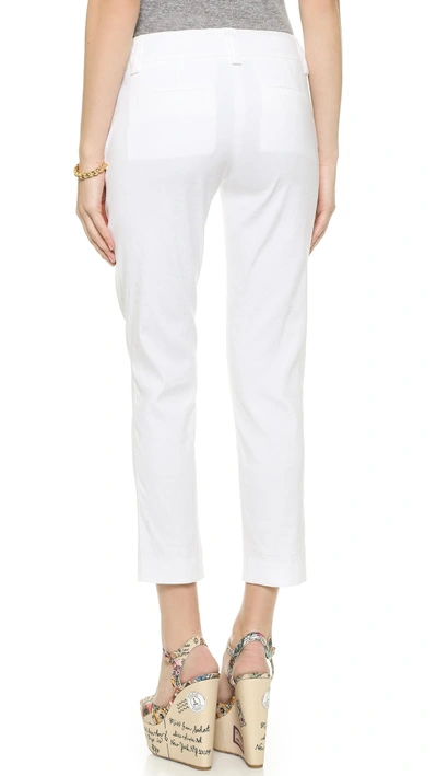 Shop Alice And Olivia Stacey Slim Pants In White